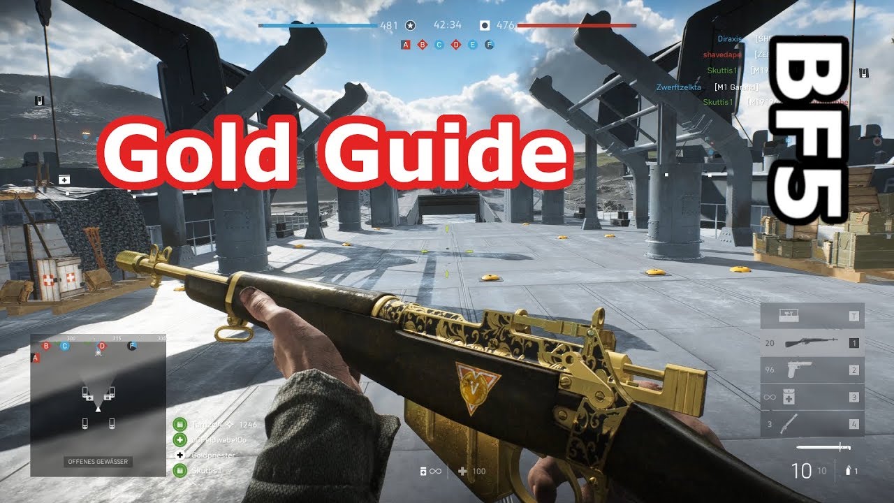 BF5 Tipps&Tricks: Gold Guide für Jungle Carbine - alle Befähigung & Meisterschafts Aufträge