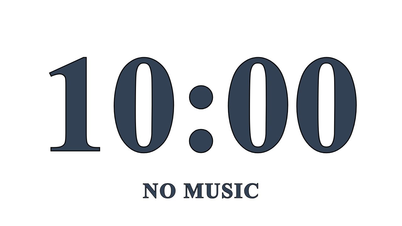 10 Minutes Silent Meeting Countdown Timer