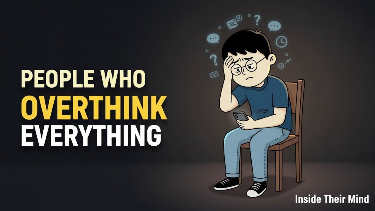 The PSYCHOLOGY Of People Who OVERTHINK Everything #overthinking 