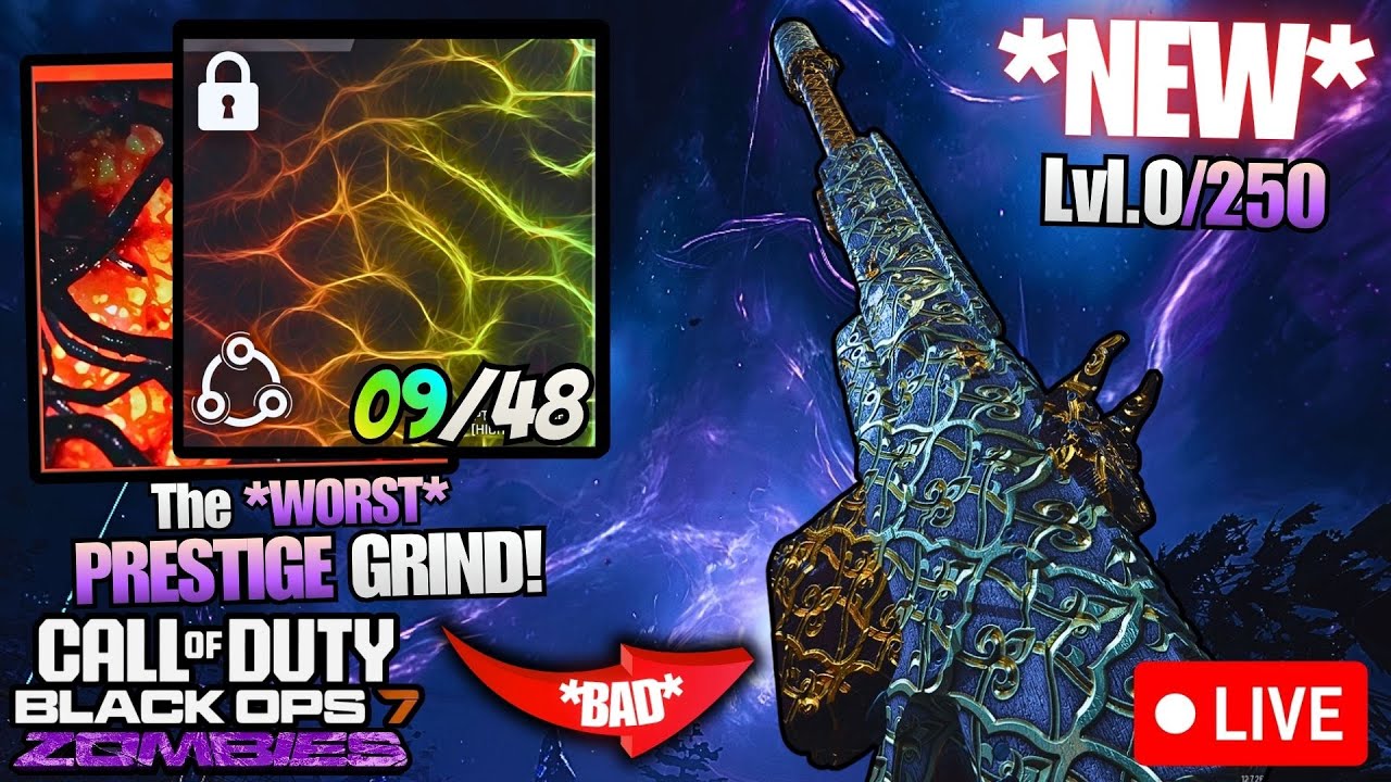 🔴 The *WORST* PRESTIGE MASTER GRIND in BO7 ZOMBIES... (pain)