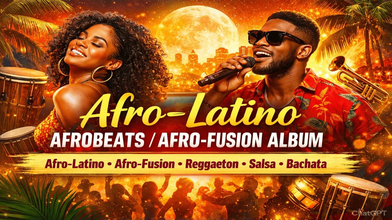 Afro-Latino / Afro-Fusion Album | A powerful blending rhythm of Africa with the heat of Latin music