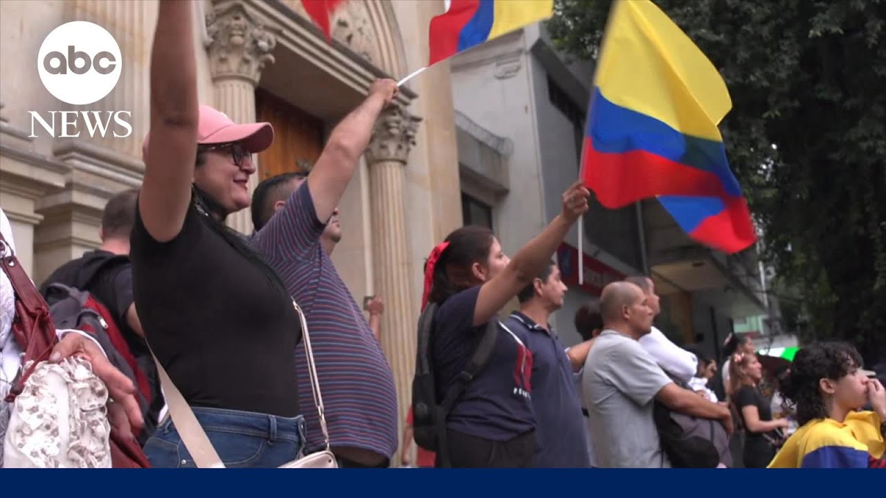 Protests erupt across Colombia, in support of Venezuela against US actions