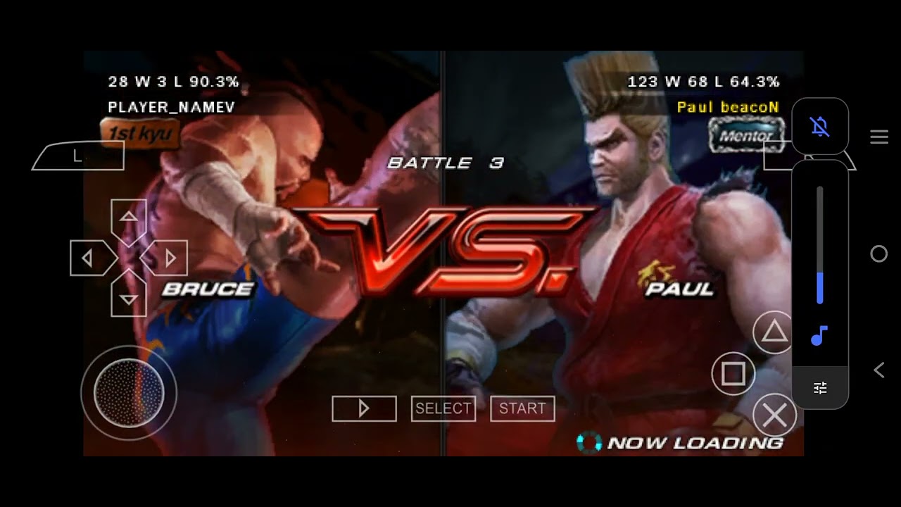 Tekken 6 mobile game play bruce 