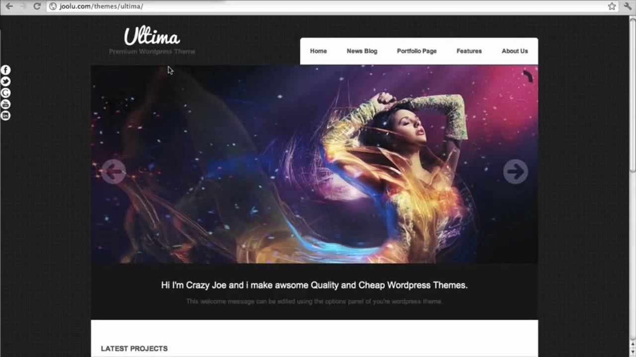 Review: Ultima WordPress Business Theme by Joolu Themes