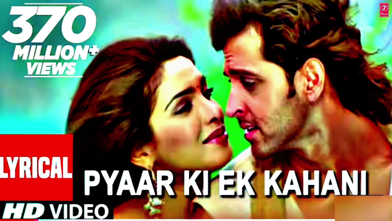 Pyaar Ki Ek Kahani | Lyrical Video new | version Song Krrish | Sonu Nigam | Hrithik Roshan, Priyanka