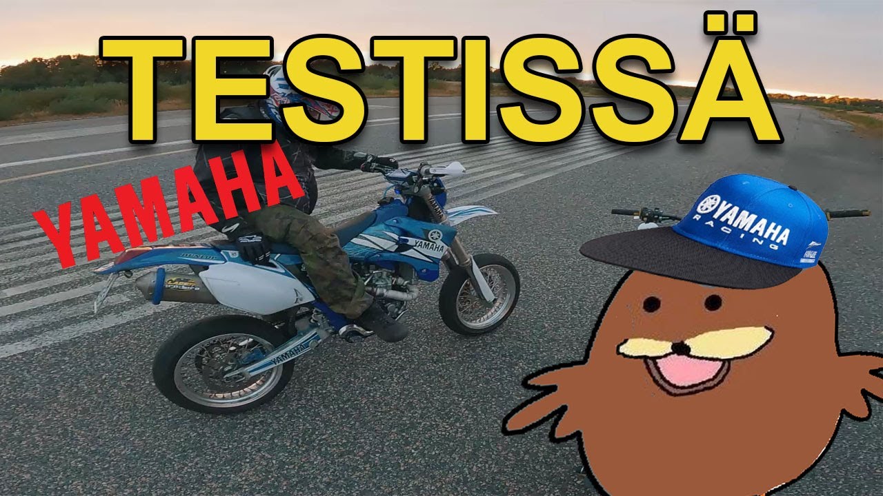 TESTISSÄ Yamaha wr 450f // Supermoto