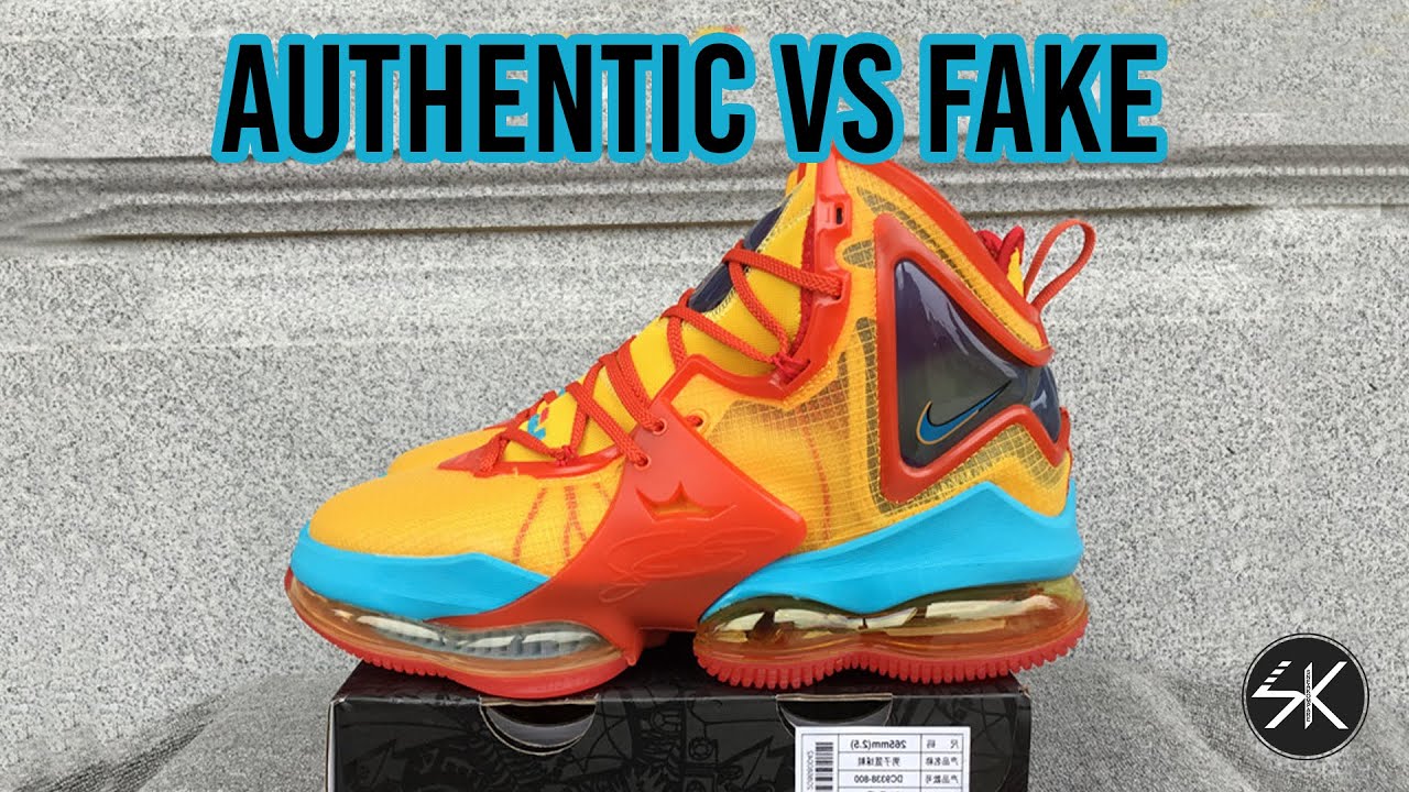 Nike Lebron 19 Tune Squad REAL VS FAKE