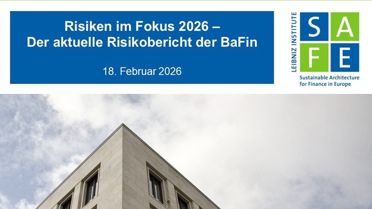 Risiken im Fokus 2026 – Der aktuelle Risikobericht der BaFin