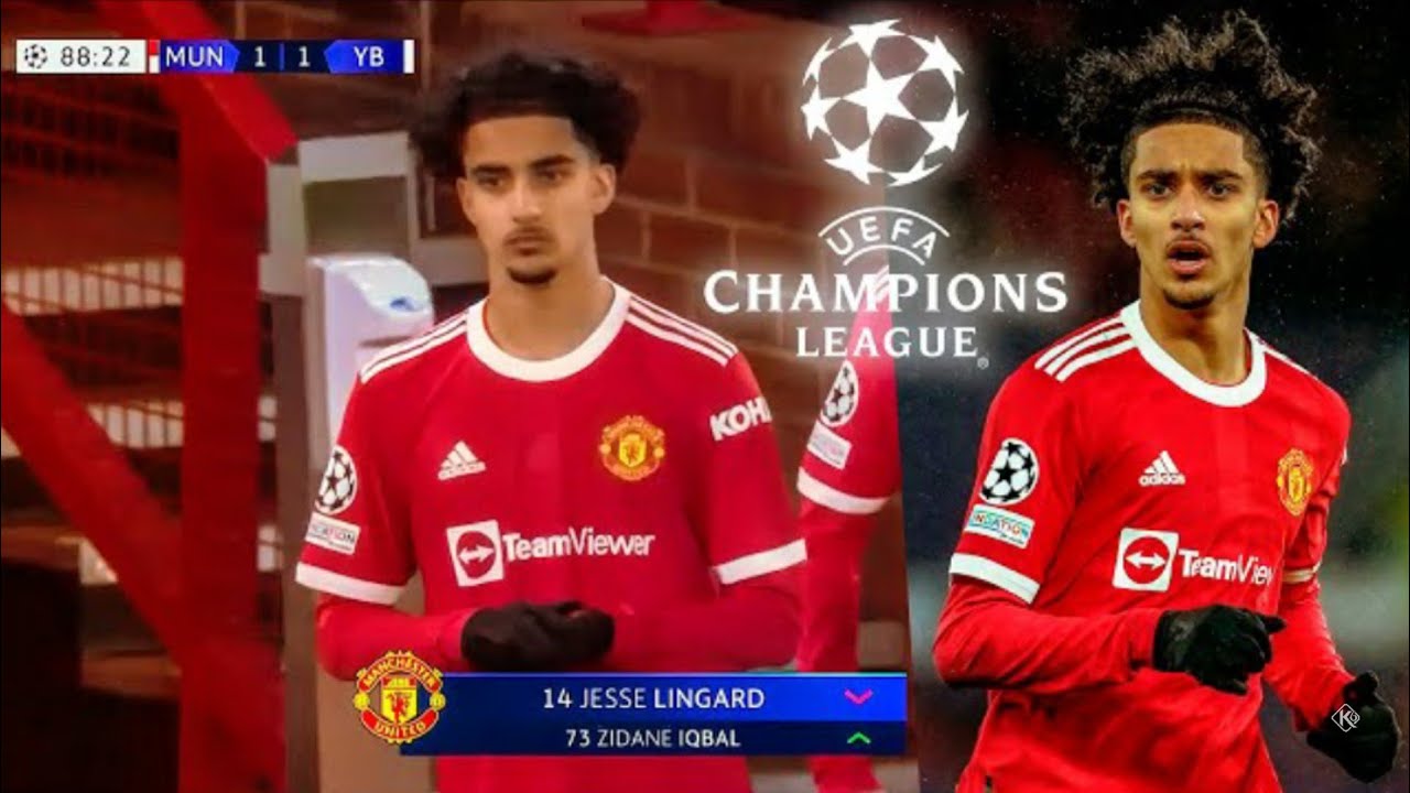 شاهد أداء اللاعب العراقي زيدان أقبال في أول مباراة له مع نادي مانشستر يونايتد الاول🇮🇶😍🔥