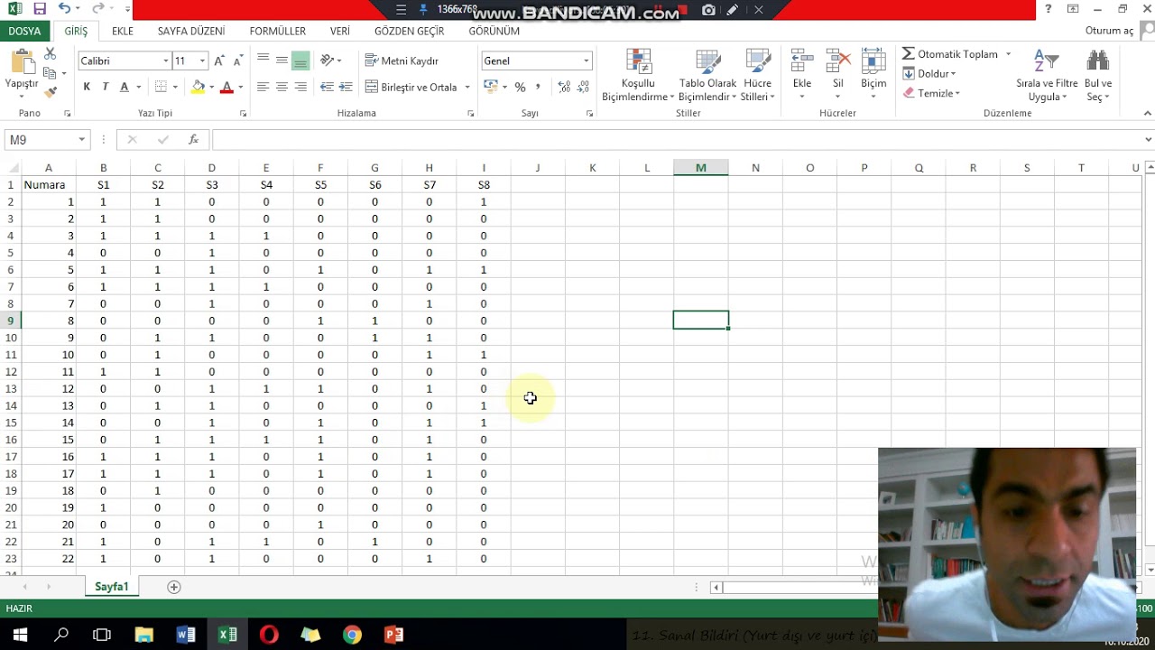 Excel ile Madde Güçlük ve Madde Ayırt Edicilik İndeksi 1