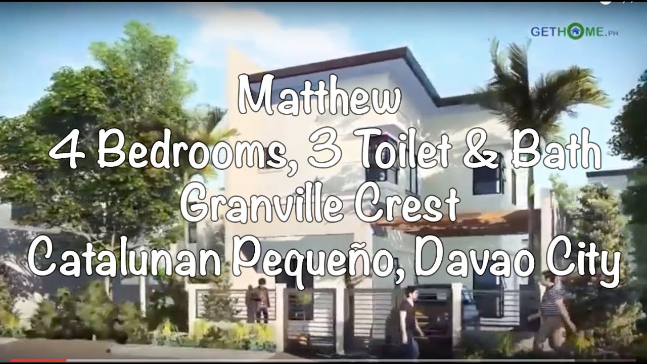 Matthew 4 bedrooms 3 Toilet at Granville Crest Davao