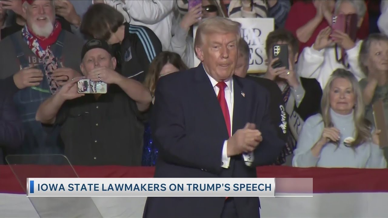 Iowa Lawmakers React To Trump's Visit