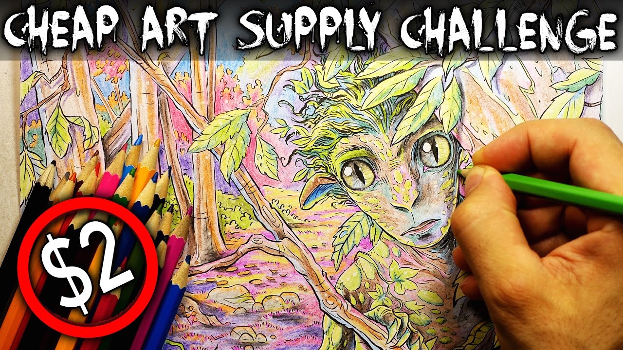 The CHEAP Art Supply CHALLENGE! Worst Pencils EVER?!