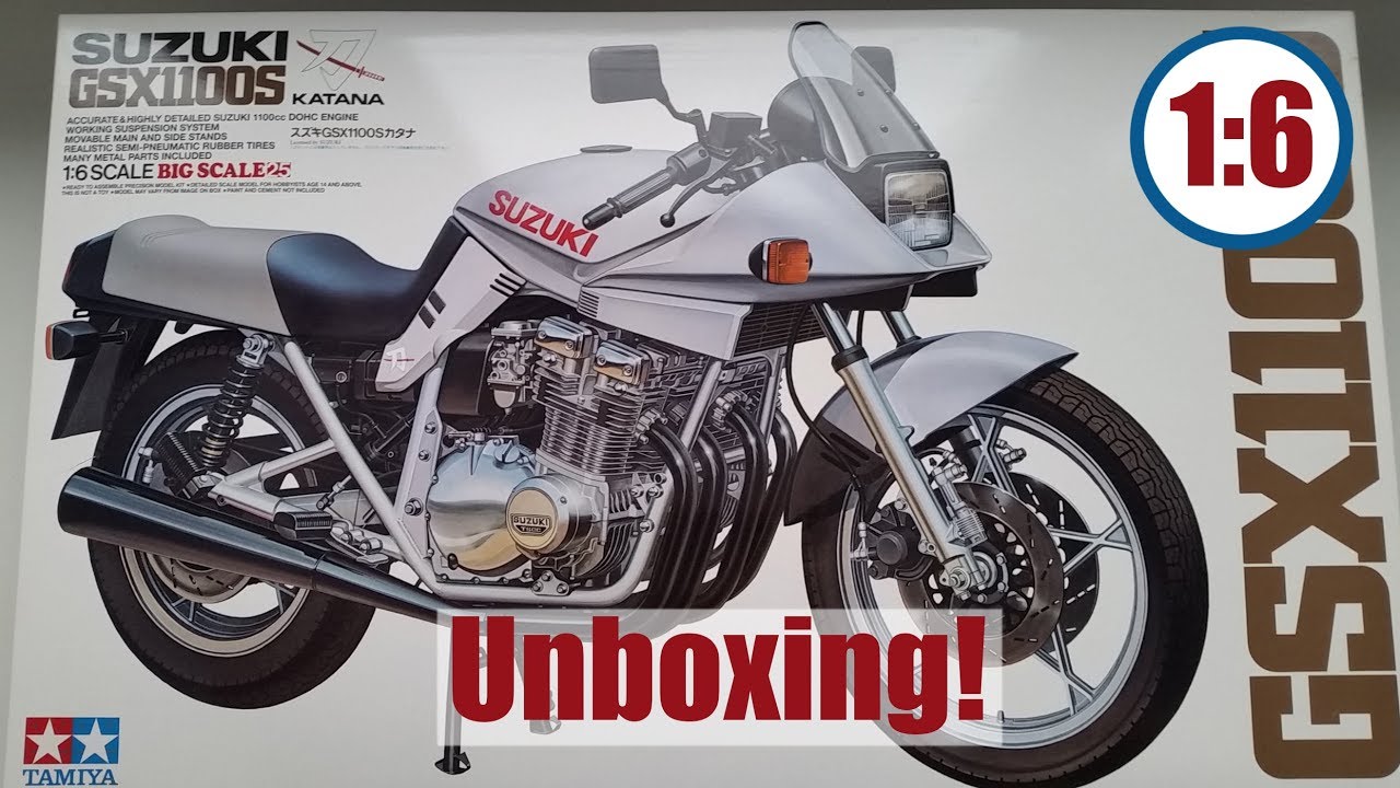 Suzuki GSX1100S Katana 1/6 | Tamiya | Unboxing AMAZING Scale KIT! / Смотрим что в коробке!