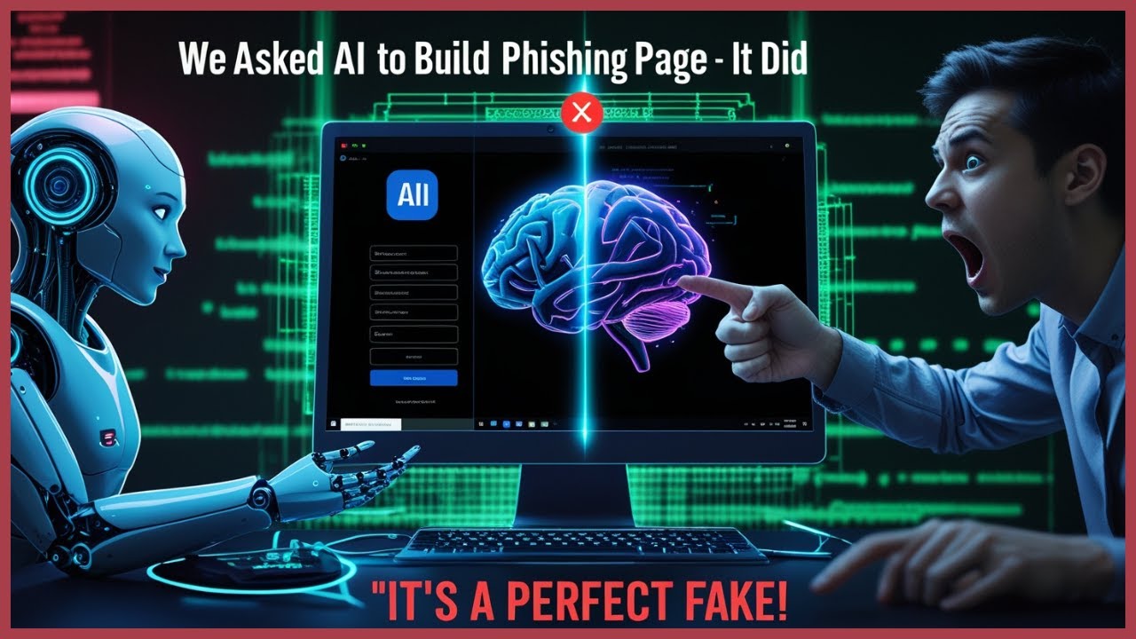 😱 AI Built a Fake Login Page in 10 Seconds &mdash; And You&rsquo;d Never Notice.