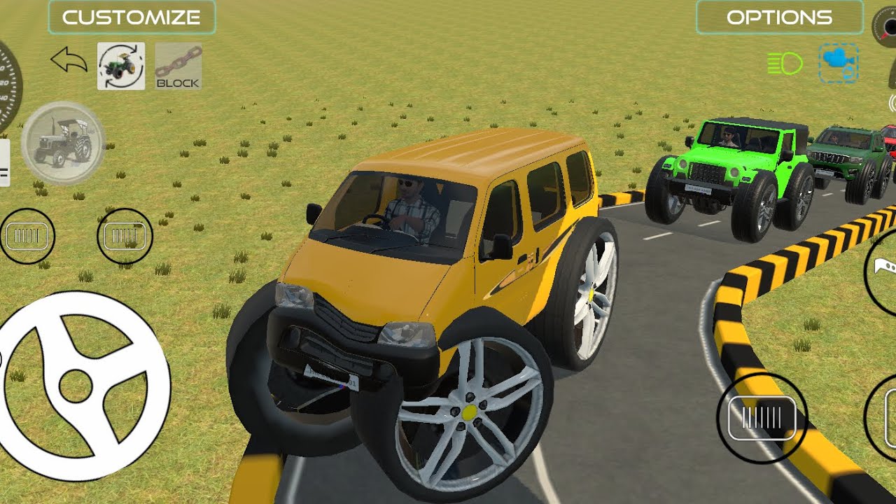 Drive Dumper and Unloading Stone From Dumper Truck in Game#fortuner #4x4#scorpio #thar #gameplaypt28