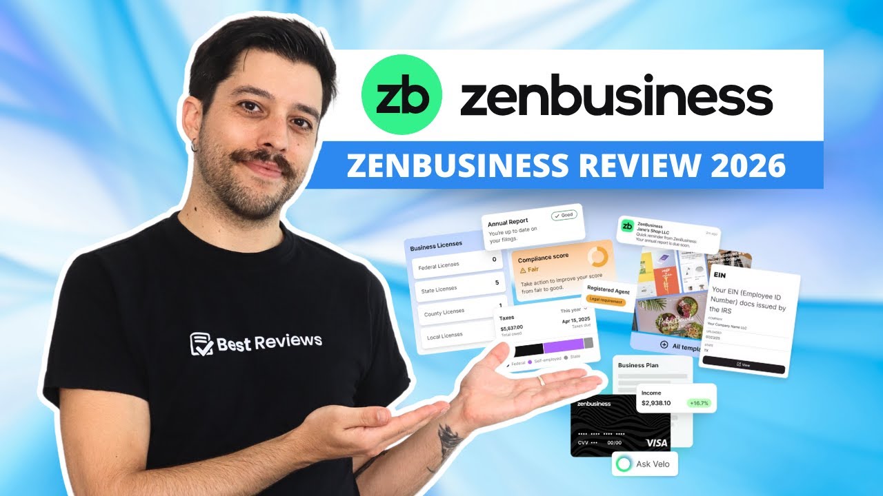 Обзор ZenBusiness 2026 | Лучшие обзоры