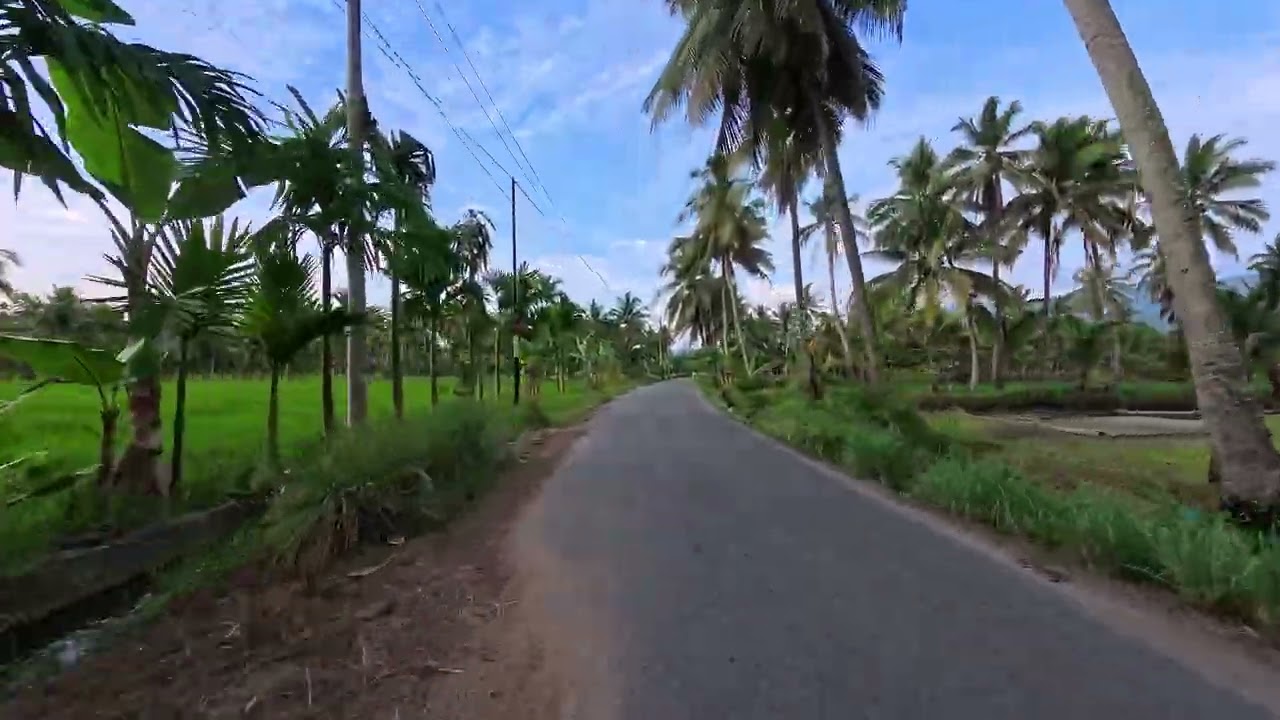 4K Ultra HD! Solo Touring to an Extremely Green & Refreshing Village – So Peaceful!