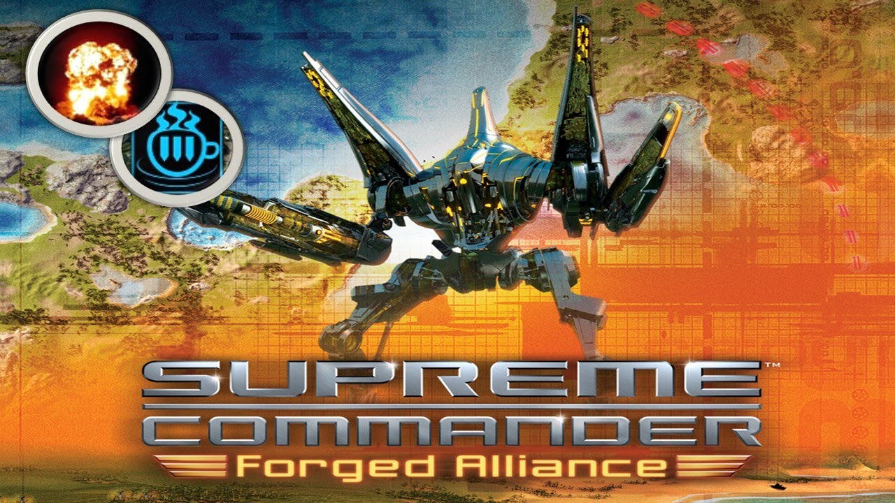 Playing Supreme Commander Forged Alliance Multiplayer 2V2 on Drake’s Ravine | Live Stream