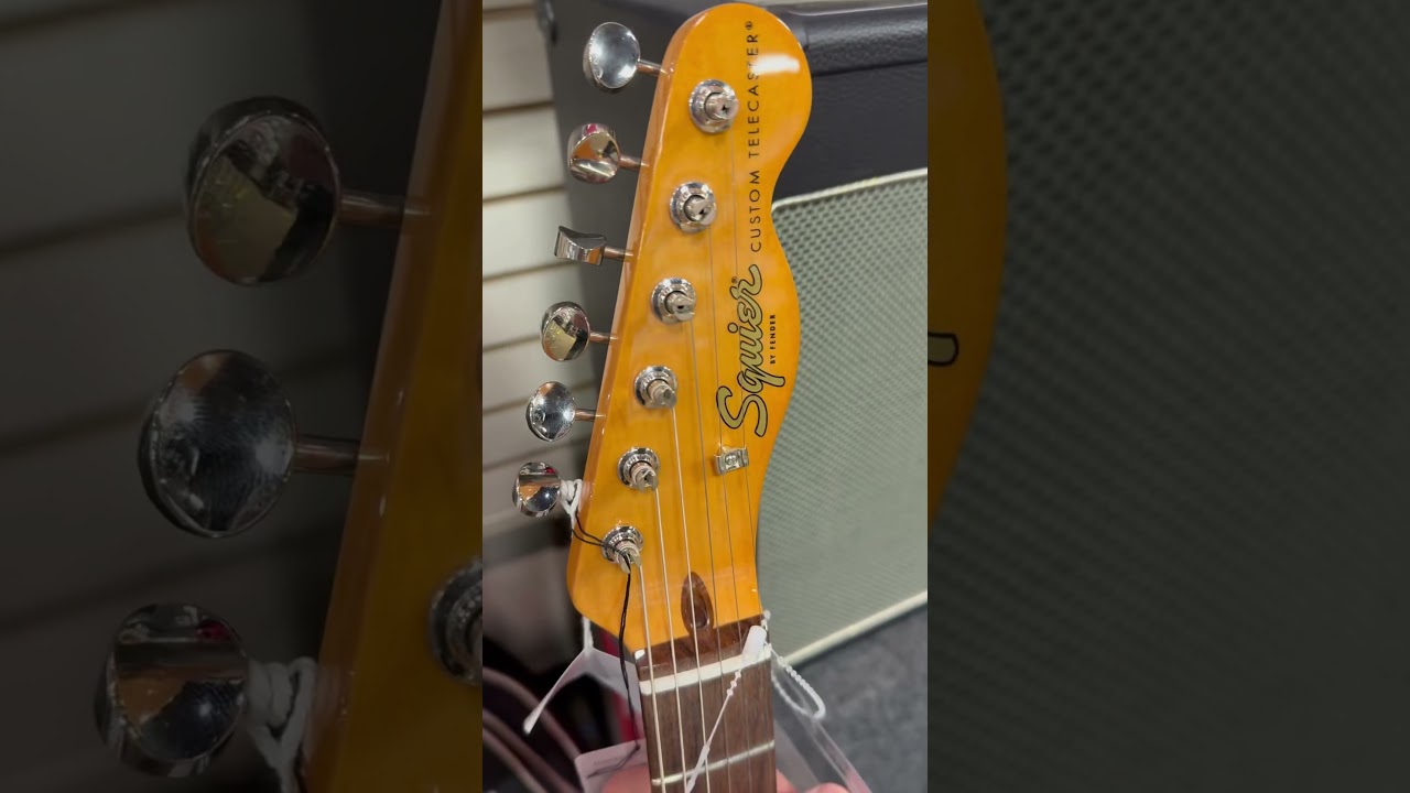 Fender Standard, Squier Affinity, and Squier Classic Vibe Telecaster neck comparison 