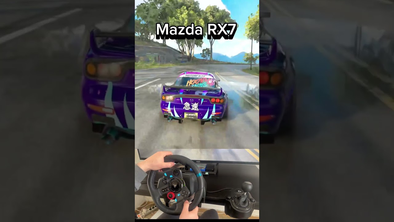 Drift Test | The crew motorfest #gaming #logitechg29 #shorts #audi #nissan #mazda