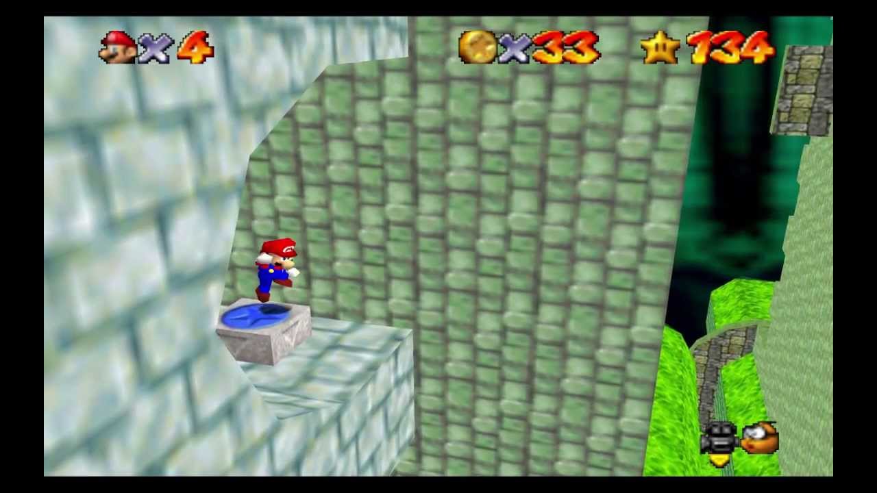 Super Mario 74 Extreme Edition - (14) Veneno Sphere - Red+100 Coins [No Save States]