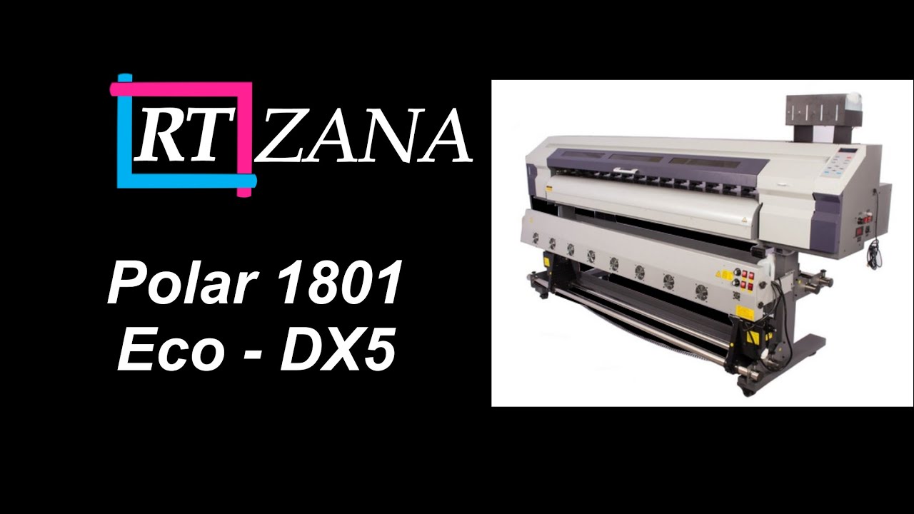 Plotter Impress&atilde;o Polar 1801 Eco-Solvente cabe&ccedil;a DX5