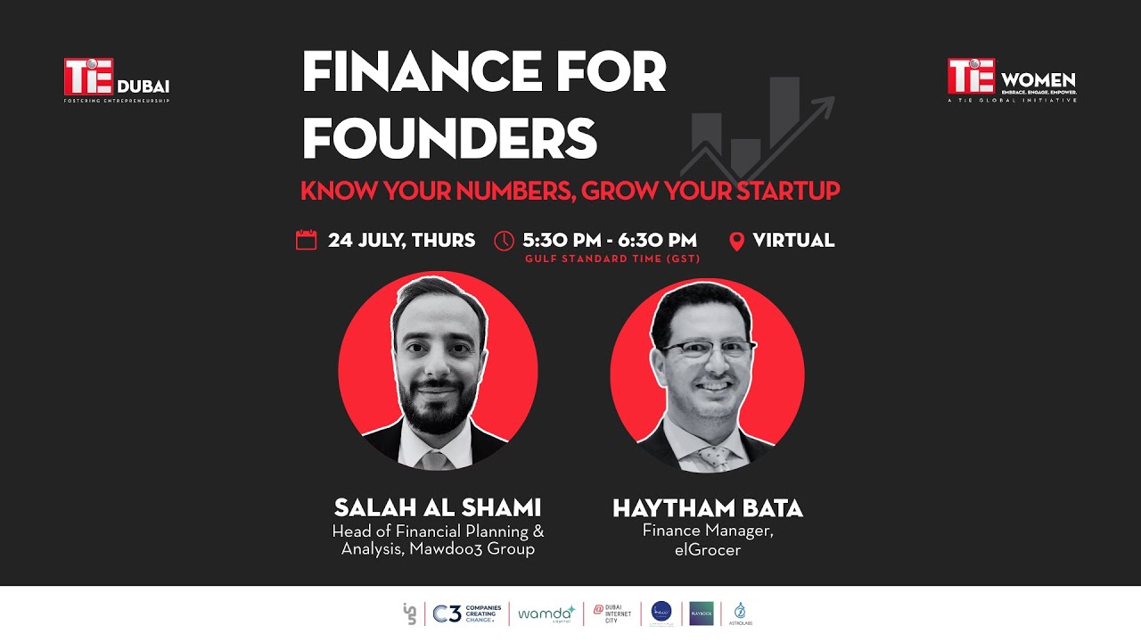 Finance for Founders: Know Your Numbers, Grow Your Startup (webinar)