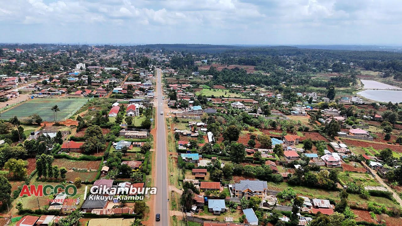 EXPLORING GIKAMBURA BY DRONE - PART 1 | Aerial Journey from AMCCO Properties to the Southern Bypass