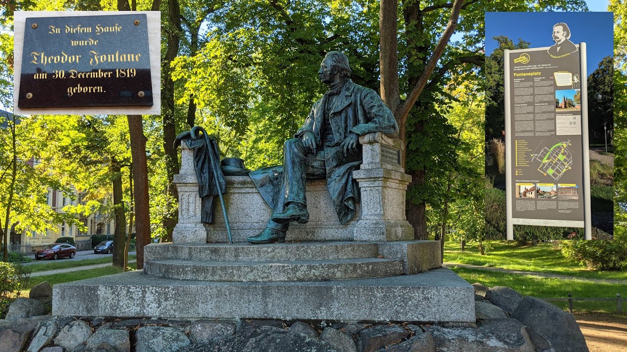 Neuruppin Fontanestadt im Sommer 2023 4K