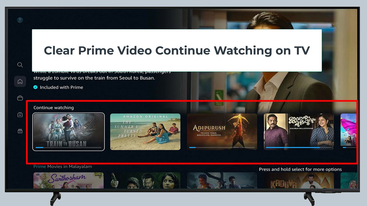 Как удалить видео из раздела &laquo;Продолжить просмотр&raquo; на Prime Video
