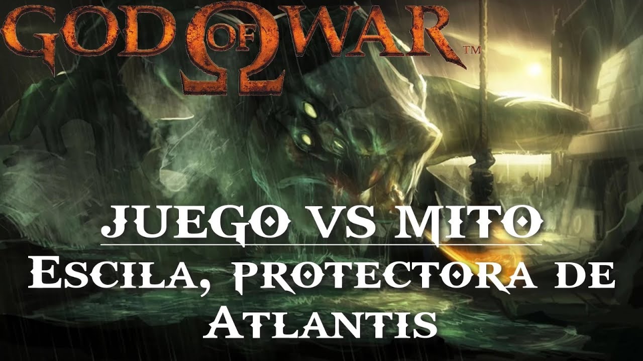 God of War || Juego VS Mito || Escila, protectora de Atlantis