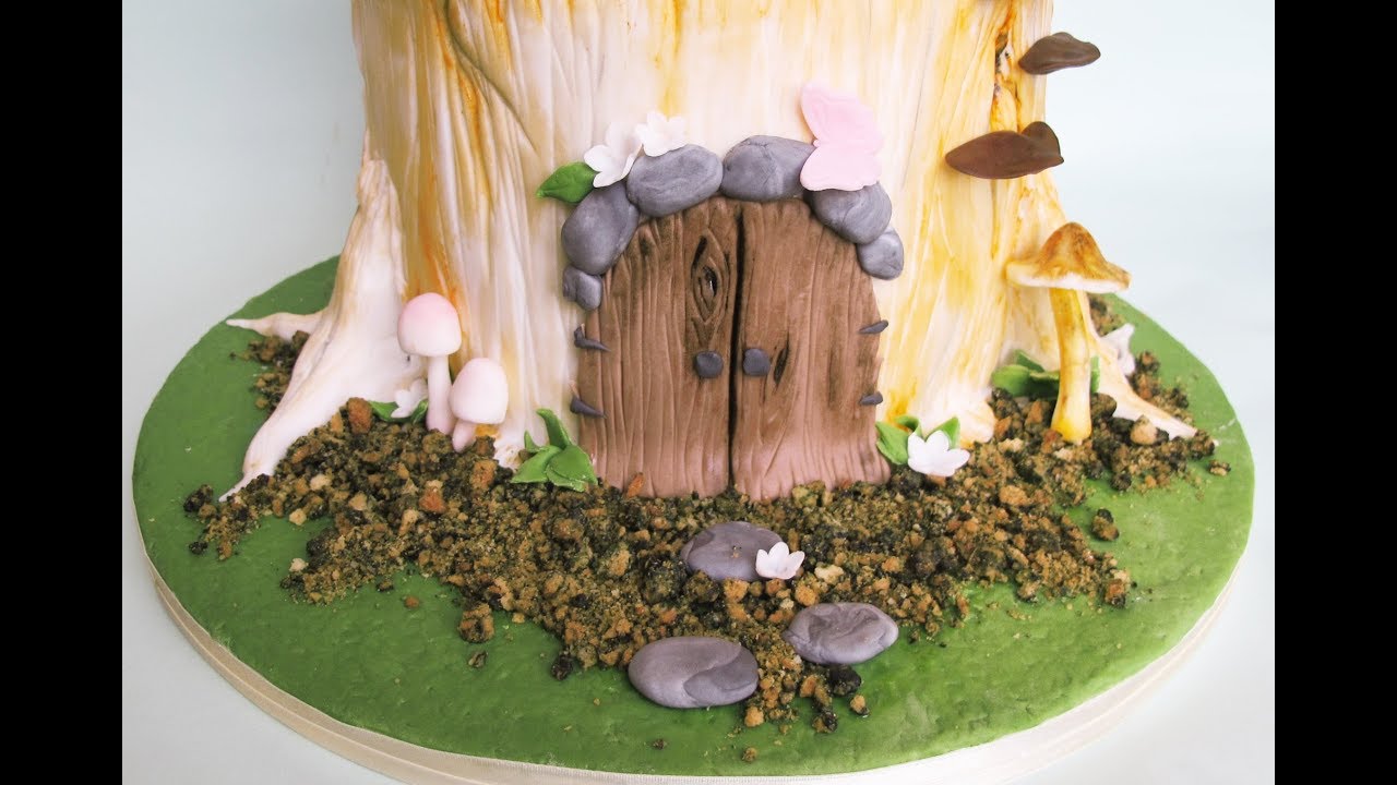 How to Make Edible Forest Soil | Fondant Wild Mushrooms
