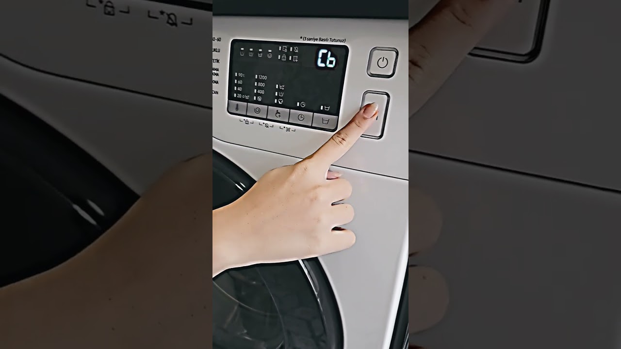 Samsung &Ccedil;amaşır Makinesi Kalibrasyon / resetleme nasıl yapılır? #shorts #youtubeshorts