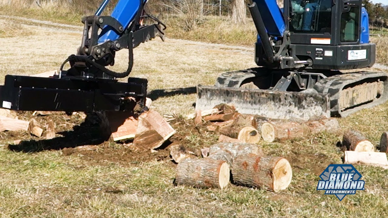 Mini Excavator Log Splitter