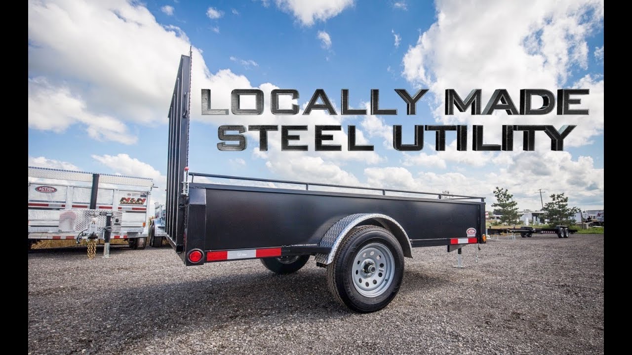 Mennonite Built STEEL Utility Trailers - ACTION TRAILER SALES