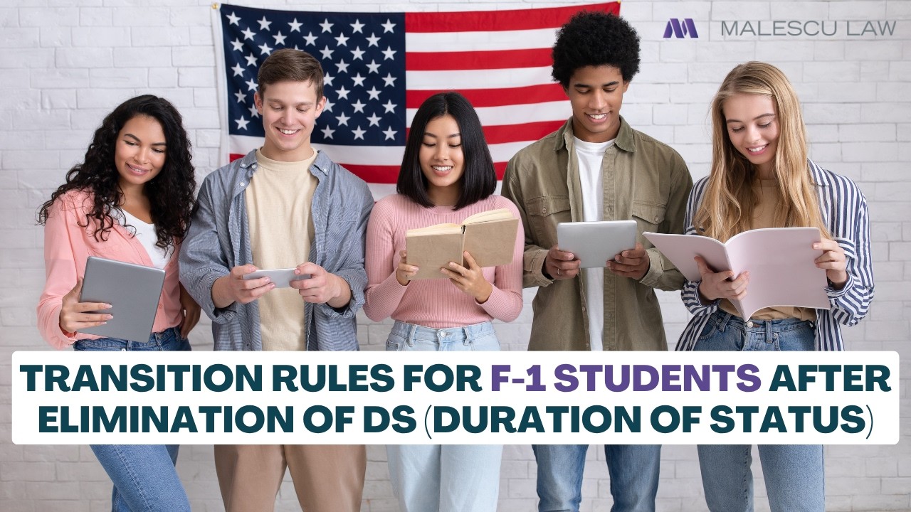 Transition Rules for F-1 Students after Elimination of DS (Duration of Status)