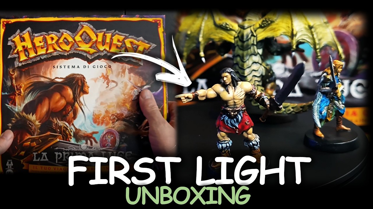 Коллекция улучшена! Распаковка Heroquest First Light