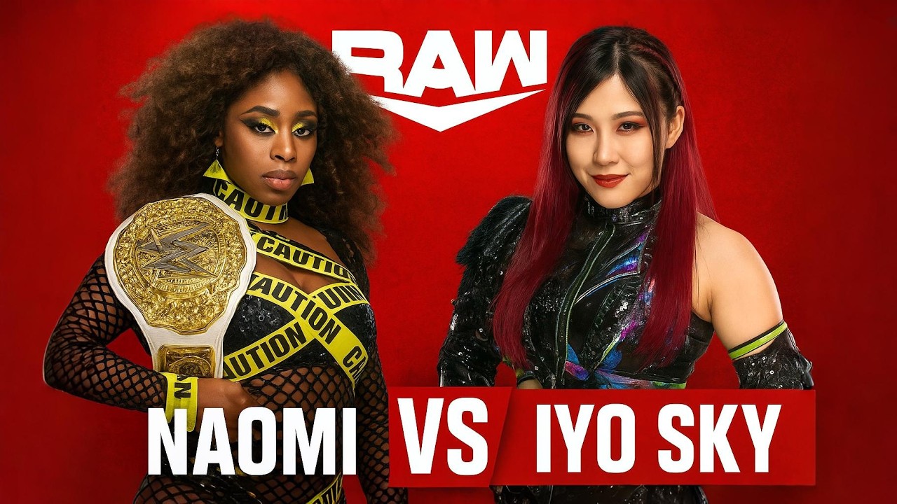 Naomi vs. IYO SKY - WWE Women's World Championship Match RAW : WWE 2K25