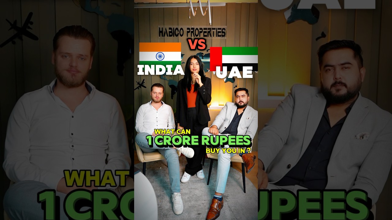 India vs UAE: ₹1 Crore Breakdown: Best Investments #india #uae #1crore
