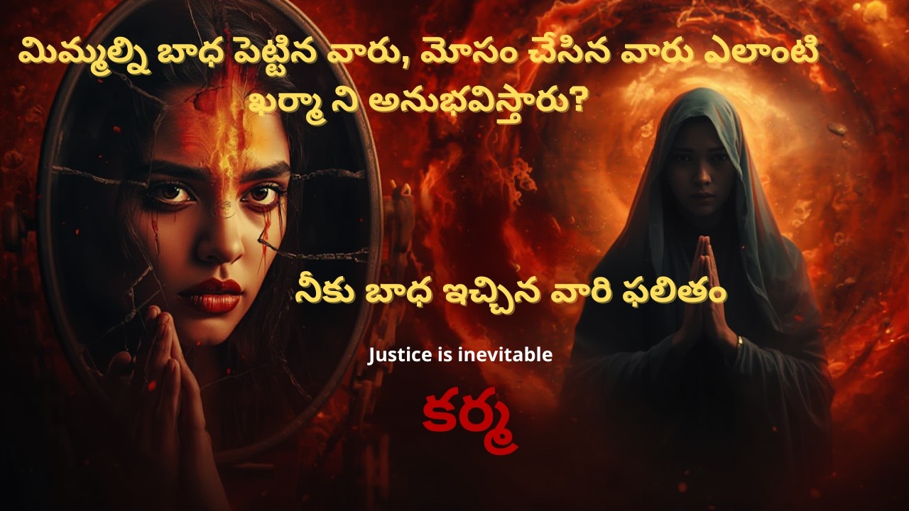 మిమ్మల్ని బాధ పెట్టిన వారు, మోసం చేసిన వారు ఎలాంటి ఖర్మా ని అనుభవిస్తారు? #tarot #timeless #telugu