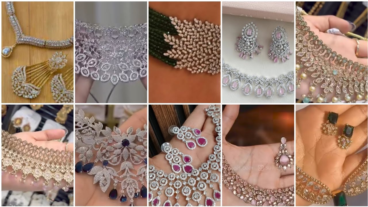 Beautiful wedding party wear jewellery set