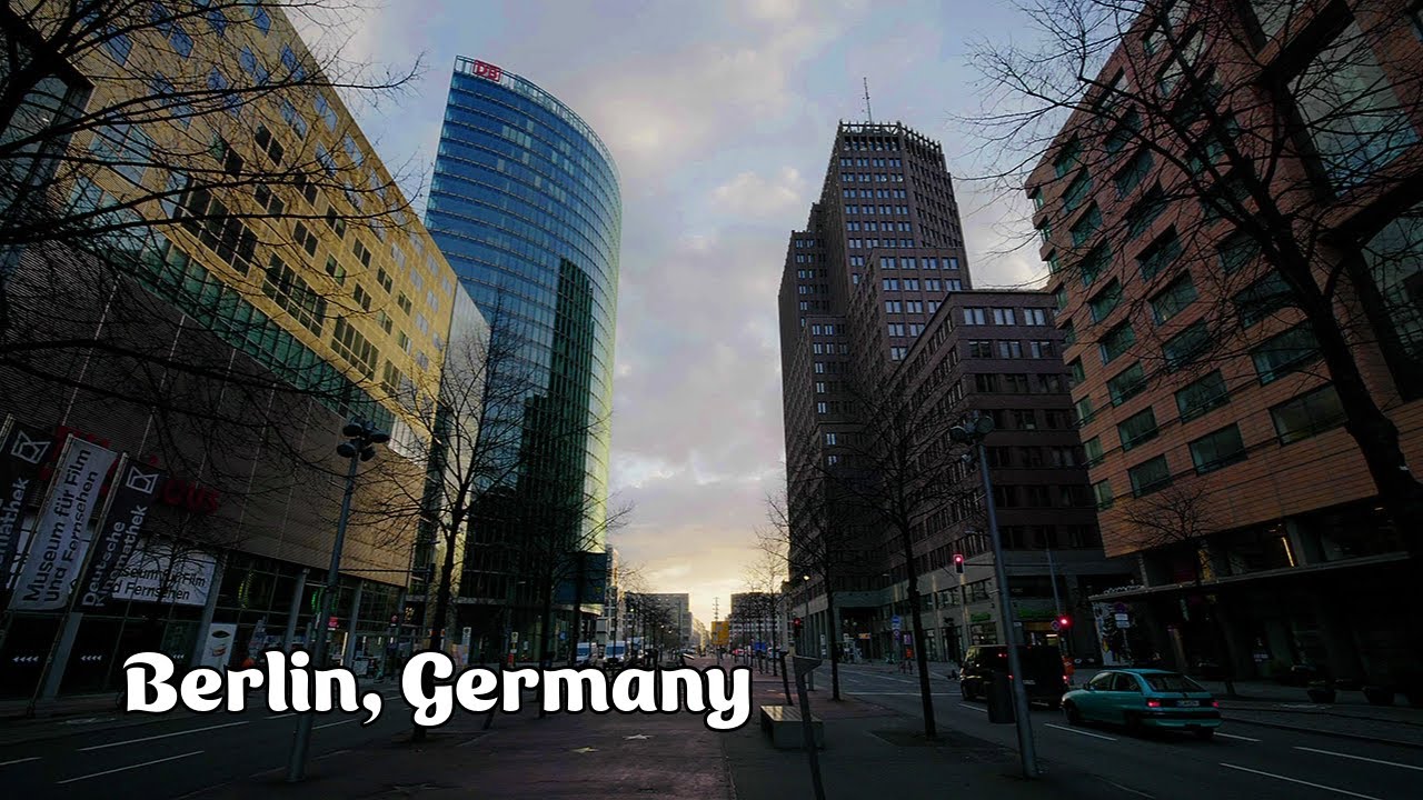 Berlin Morning Walk 4K60 HDR Siegessäule / Potsdamer Platz / Checkpoint Charlie