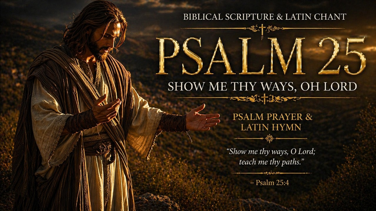 Show Me Your Ways, O Lord | Psalm 25 Prayer & Latin Hymn