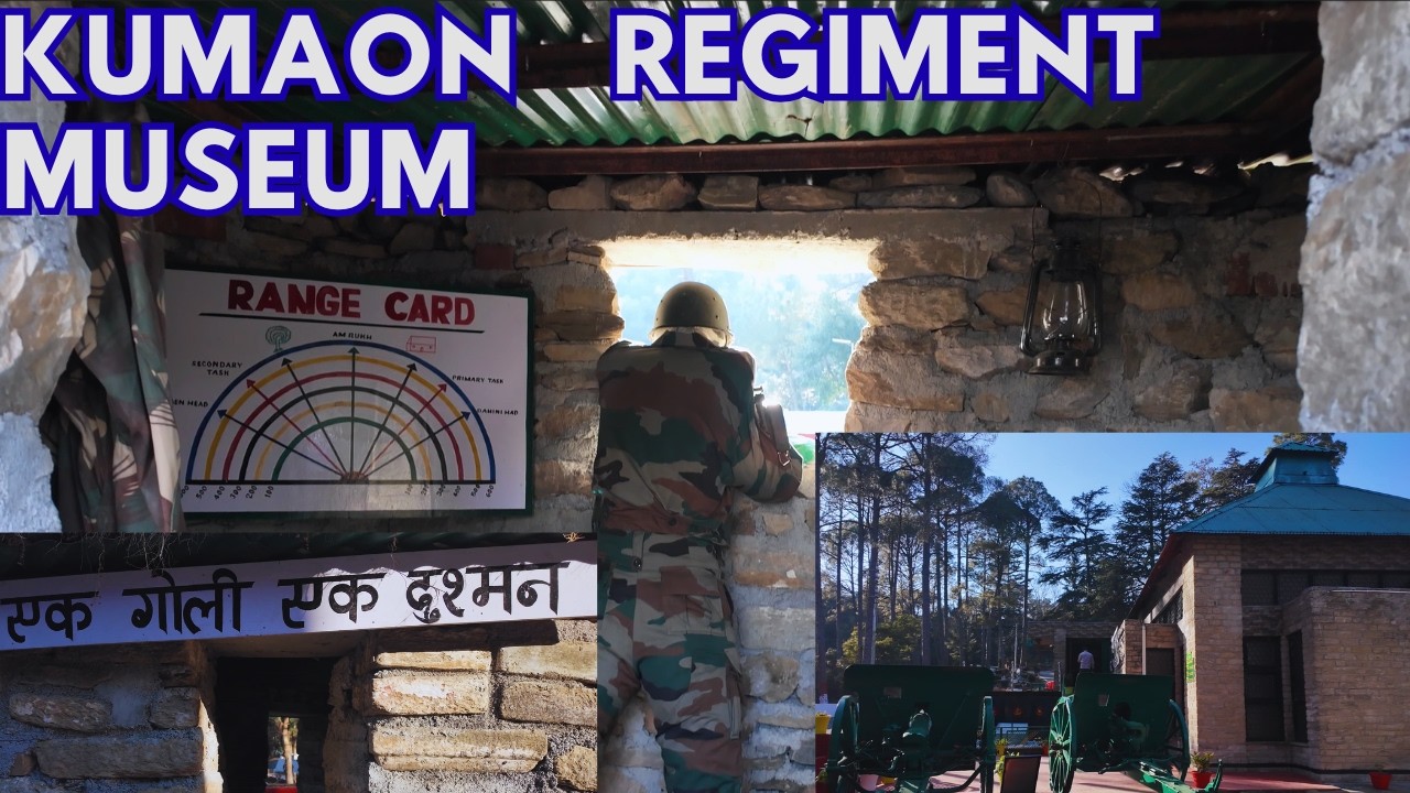 INDIAN ARMY kA Museum Visit Kiya | KUMAON REGIMENT RANIKHET | WAR Memorial