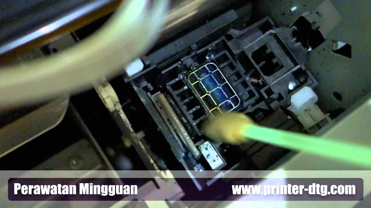 DTG Printer Tutorial : Weekly Maintenance