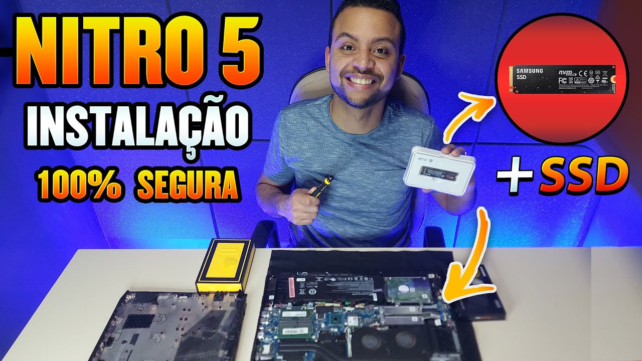 UPGRADE de SSD NITRO 5 / Instalação Fácil e 100% Segura