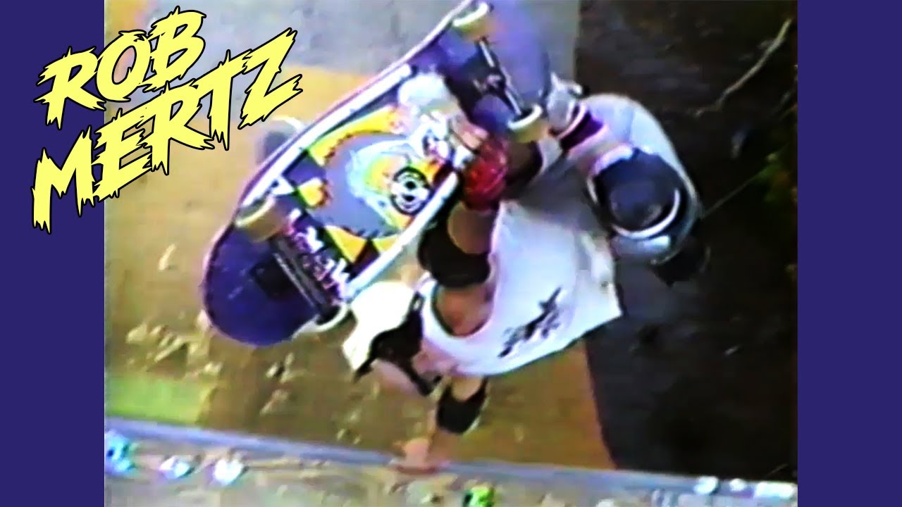ROB MERTZ RIPPING RAMP SESH 80'S VERT SKATER