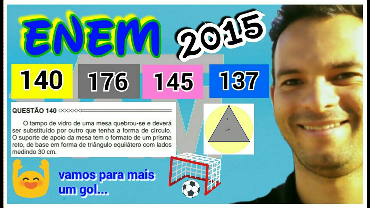 QUEST&Atilde;O 140 - ENEM 2015 PROVA AMARELA
