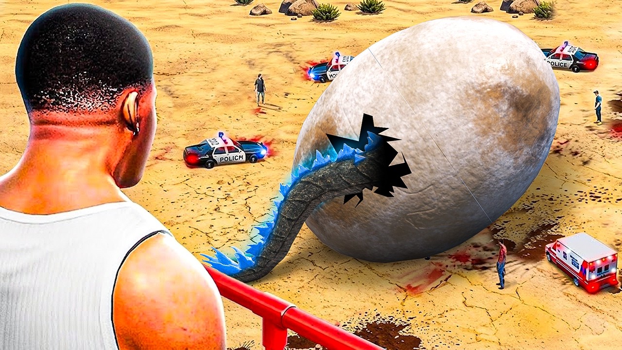 Что же оставило это яйцо Годзиллы в GTA 5?!